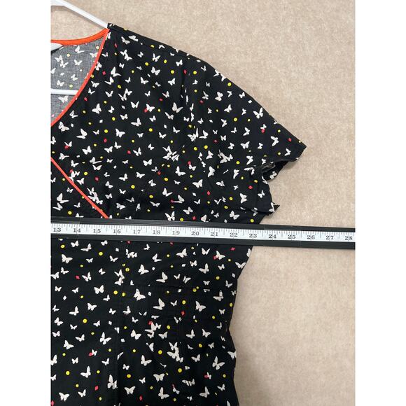 Lot of 3 Cherokee Revolution Workwear & Code Happy Womens V Neck Scrub Top Sz L - Picture 8 of 8